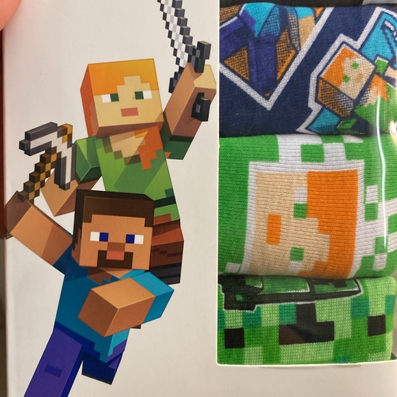 NIB - Minecraft Boys Briefs 1 - 5pk Size 8 by Handcraft - Picture 3 of 5